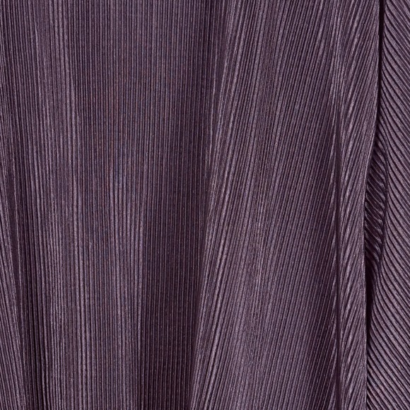 Lane Bryant Black Pleated V-Neck Peplum Tunic Top Plus Size 38/40 Dark Coquette - Picture 5 of 16